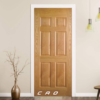 cửa gỗ công nghiệp hdf veneer 6a-ash